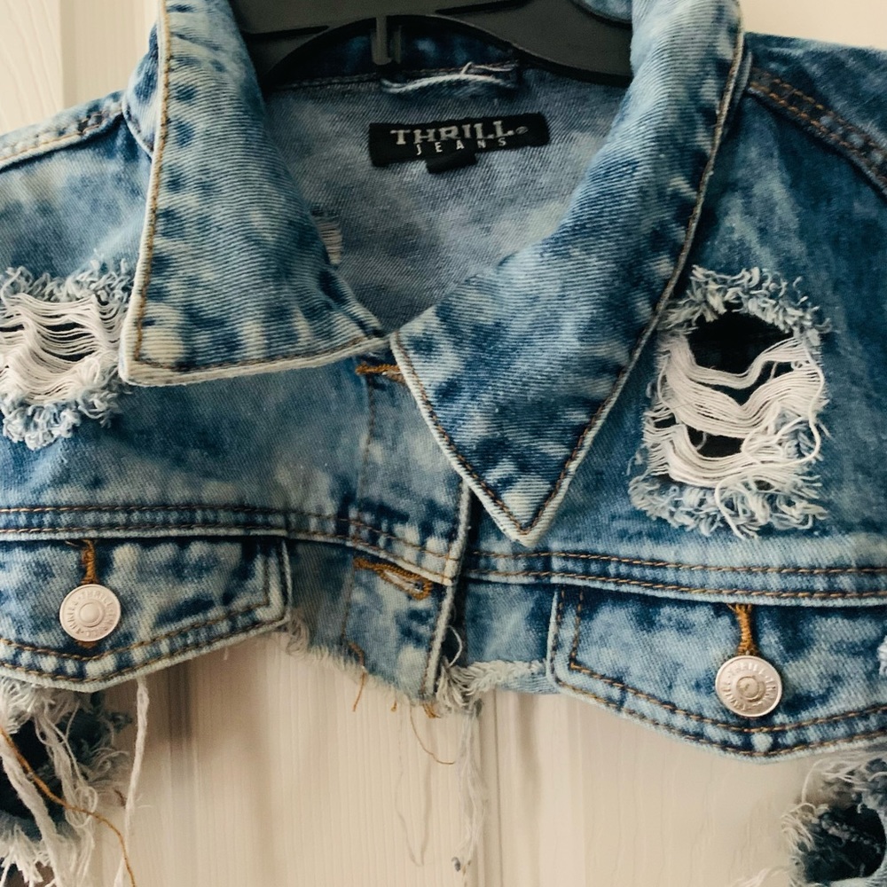 Ladies half Jean Jacket